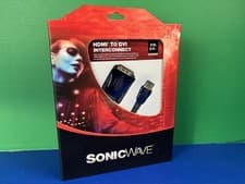Image of C2G SonicWave DVI HDMI Video Cable Adapter 6.5FT Gold-Plated In-Wall BRAND NEW