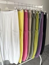 Image of New gorgeous summer teabag linen Harem Style trousers - one size
