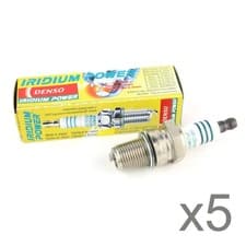 Image of Genuine Denso 5x Iridium Power Spark Plugs - IKH24 / 5346