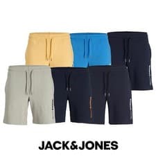 Image of Jack & Jones Mens Shorts Sweat Knee Length Elasticated Waist Sports