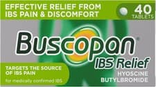 Image of Buscopan IBS Relief Tablets 40 Pack for Irritable Bowel Syndrome Pain EXP 01/28