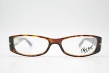 Image of Persol 2898-V Brown Silver Square Eyeglasses Frame New