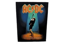 Image of AC/DC - Let There Be Rock Officially Licensed Printed Sew On Back Patch