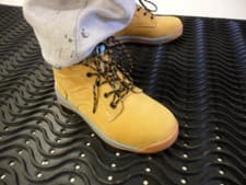 Image of Large Heavy Duty Rubber WAVE Entrance Mat Safety Anti-Fatigue Non Slip Workplace
