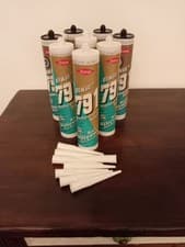 Image of X8 Dowsil 791 weatherproofing silicone sealant 310ML x4 Anthracite + x4 White.