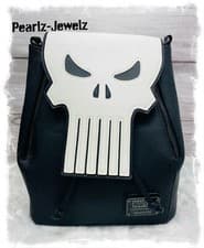 Image of Loungefly Marvel The Punisher Skull Mini Backpack NWT