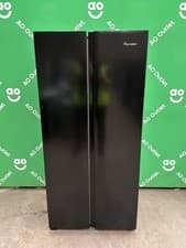 Image of Fridgemaster MS83430EB American Side-by-Side Fridge-Freezer - Black #LF121078