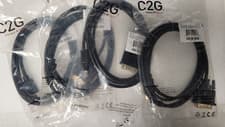 Image of Lot of 4 HDMI to DVI-D Single Link 18+1 PIN Monitor Display C2G 42516 M/M 6.6Ft