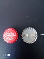 Image of Fallout Nuka Cola Bottle Cap Pin Badge Souvenirs