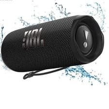 Image of JBL Flip 6 Black Portable Bluetooth Speaker  Waterproof Wireless Powerful Sound