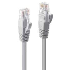 Image of Cat 6 U/UTP Network Cable Patch Cable Grey 0.5m Grey 48001 LINDY 0.5m
