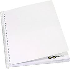 Image of GBC 220 GSM A4 Traditional Binding Covers - White (100 Pack)