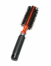 Image of Wooden Plastic Round Flat Hair Brush *UK* FREE POSTAGE Paddle Bristle Ceramic