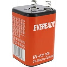 Image of EVER READY PJ996 / 4R25 6V ZINC BATTERY USED FOR TORCHES / LIGHTING ETC 34367