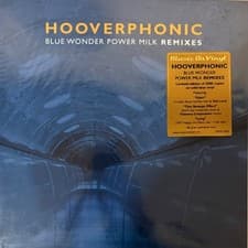 Image of Hooverphonic Blue Wonder Power Milk Remixes 180g Solid Blue Vinyl EP Ltd Sealed