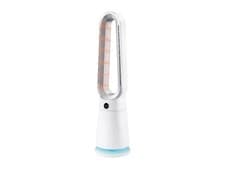 Image of Tronic Bladeless Tower Fan Heater White 2000W LED Mood Light, Remote