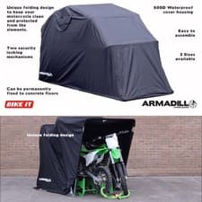 Image of ARMADILLO LARGE COVER SHED FOLDING MOTORBIKE MOTORCYCLE BIKE GARAGE SHELTER TENT