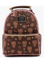 Image of Loungefly x Sanrio Hello Kitty Pumpkin Spice Mini Convertible Backpack A7
