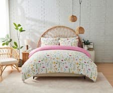Image of Microfibre Super Dreamer Duvet Quilt Cover Set Printed Reversible Bedding New