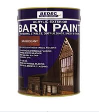 Image of BEDEC BARN PAINT SEMI GLOSS MAHOGANY 2.5L