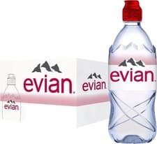 Image of Evian Still Sports Mineral Water 12 x 750ml Bottles