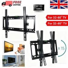 Image of Tilt TV Wall Bracket 32-65" ±15° Mount Heavy Duty 50kg LED LCD TV Wall Bracket