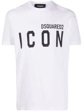 Image of Dsquared2 Icon Logo Printed T-Shirt