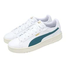 Image of Puma Court Classico White Green Men Unisex Casual Lifestyle Shoes 400284-15
