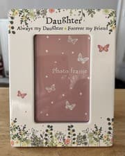 Image of Daughter Photo Frame “Always My Daughter - Forever My Friend”for 6”x4” Photo NEW