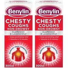 Image of Benylin Chesty Coughs Non-Drowsy 2 x 300ml
