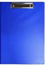 Image of A4 FOOLSCAP CLIPBOARD Black Red Blue PVC CLIP BOARD Filing PVC