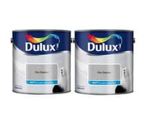 Image of Dulux Smooth Creamy Matt Emulsion Paint - Chic Shadow - 5 L -Walls and Ceiling
