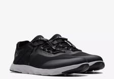 Image of Clarks ATL Coast Rock Men’s Black Textile Trainers Uk Size 7 G EUR 41