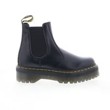 Image of Dr. Martens 2976 Quad Chelsea 24687001 Mens Black Leather Chelsea Boots