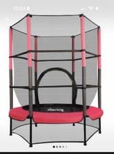 Image of Westwood Junior Trampoline With Enclosure Safety Net Kids Child Blue 4.5ft 55