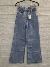 Image of New Good American Good Waist Palazzo Jeans Women's US Size 6/28