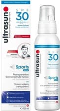 Image of ULTRASUN SPF 30 Transparent Sun Protection SPORTS SPRAY 150ml Water Resistant