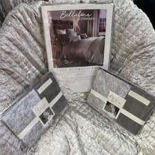 Image of Kylie Minogue OMBRÉ SLATE Double Duvet Cover & 2 Matching Pillowcases, BNIP