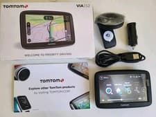 Image of TomTom VIA 52 SAT NAV 5'' UK & Europe Lifetime Maps Record Route Driving School