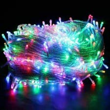 Image of Fairy String Lights 10-100m Mains Plug In Christmas Tree Indoor & Outdoor uk
