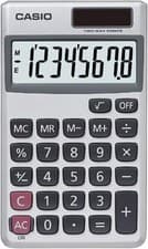 Image of CASIO Pocket Calculator With 8 Digit Display - SL300SV-WK