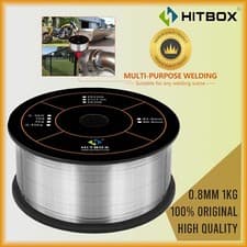 Image of HITBOX Flux Cored 1kg 0.8mm Gasless Mig Welding Wires Flux Cored Welder Wire