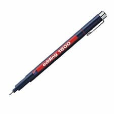 Image of Edding Profipen (0.7) 1800-001 Black Pack of 10