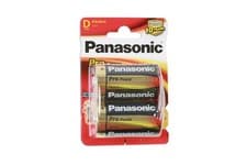 Image of Panasonic Pro Power Size D Battery Pack 2 Pcs 30667 LR20 1.5V Long Life Alkaline