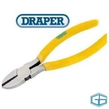 Image of DRAPER DIY SERIES 160MM DIAGONAL SIDE CUTTING PLIERS PVC DIPPED HANDLES, 28553