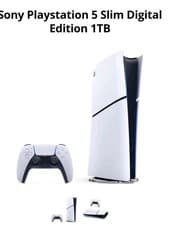 Image of Sony PlayStation 5 Slim Digital Edition 1TB - White Video Game Console
