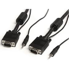 Image of StarTech MXTHQMM5MA 5m Coax High Res Monitor VGA Cable With Audio HD15 M/M