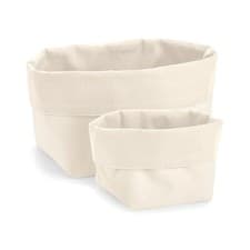 Image of Reversible Canvas Organiser Bag Accessory Pouch Reusable Carrier Westford Mill