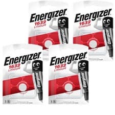 Image of 4x Energizer 1632 CR1632 3V Lithium Coin Cell Battery DL1632 KCR1632, BR1632