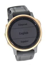 Image of Garmin Fenix 6s 42mm Sapphire Rose Gold with Black band *Good Refurbished*